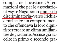 2023 08 19 migratori Cassazione vietato chiamare clandestini gli illegali ritaglio Il Secolo XIX