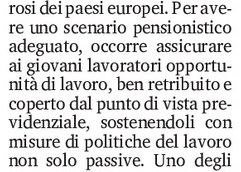 2024 08 22 pensioni previdenza prospettive future critiche dice il Presidente dellINPS PERIODO Il Secolo XIX